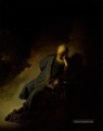 Jeremiah die Zerstörung von Jerusalem 1630 Porträt Rembrandt Bejammern